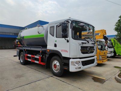 抽吸運(yùn)輸污水淤泥、糞便、沼液罐式車(chē)，國(guó)六排放吸污車(chē)抽吸快、適用面廣